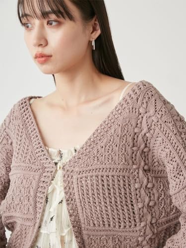 SNIDEL - スナイデル　snidel クロシェカーディガン　アイボリー　フリー★新品 カーディガン｜SNIDEL(スナイデル)の通販サイト【公式】